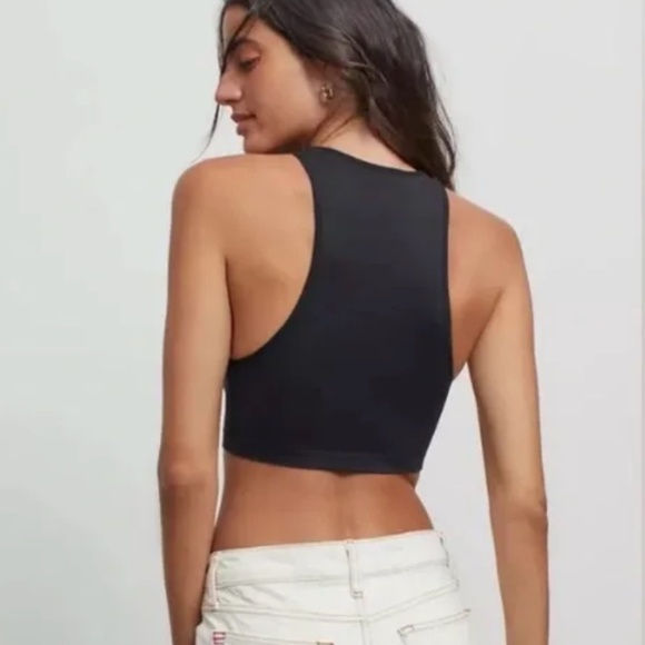 Out From Under Violetta Seamless Cutout Bra Top Black - Picture 2 of 5